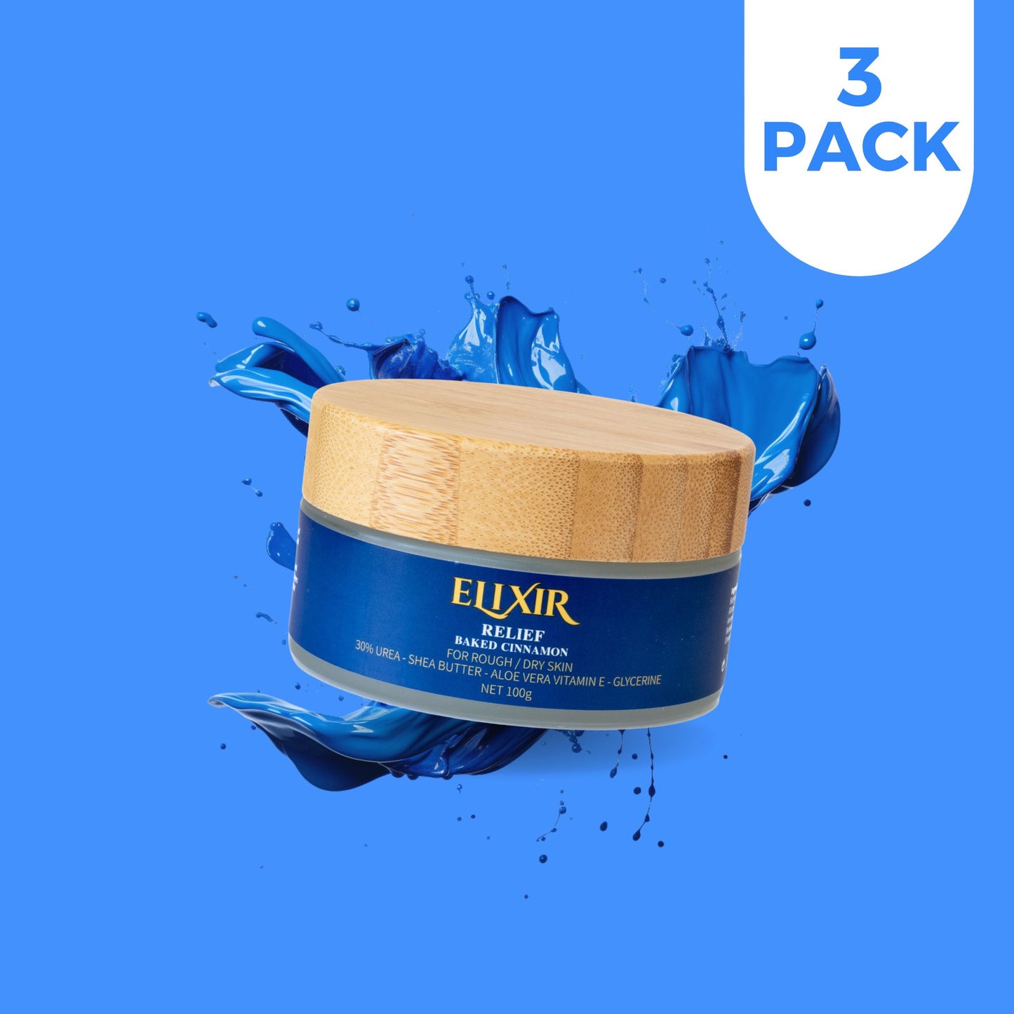 Elixir Relief Jar 3 Pack - 30% Urea