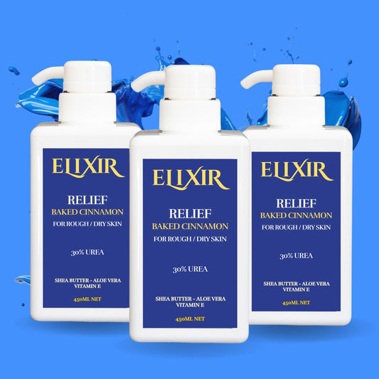 Elixir Relief Pump 3 Pack - 30% Urea